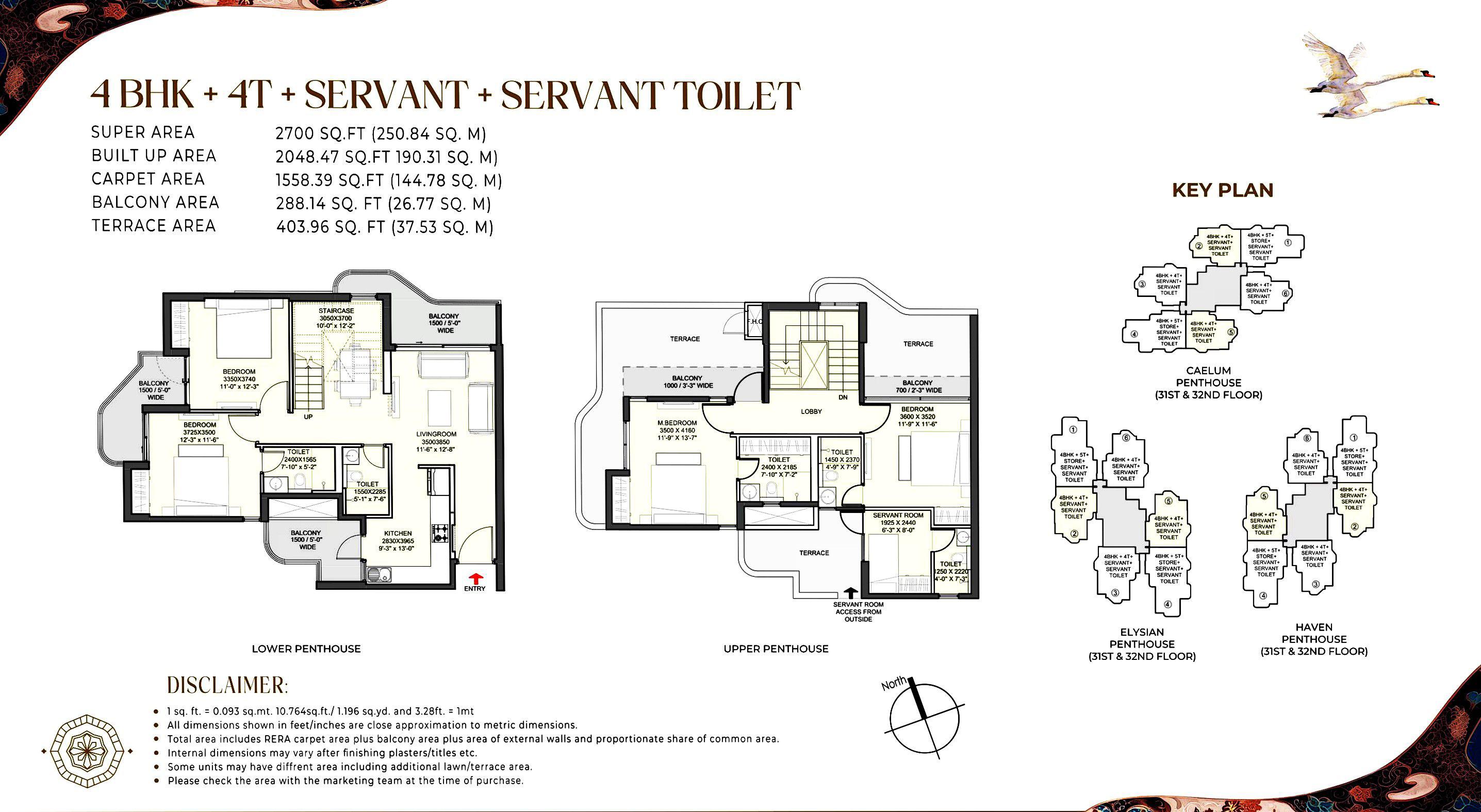 4 BHK Floor Plan